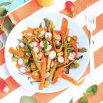 salade d'asperges radis carotte