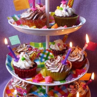 Cupcake de goûter d’anniversaire
